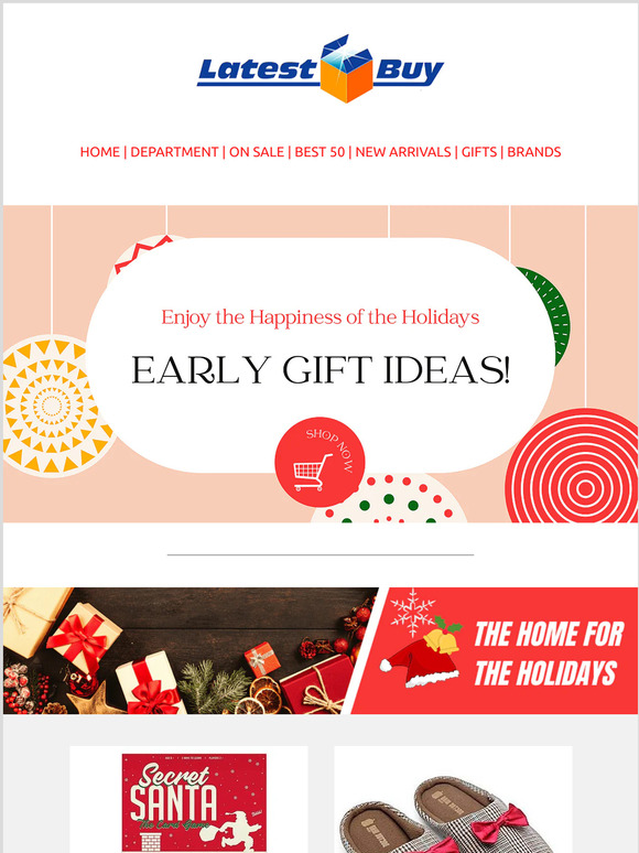 Hi Customer! Now You Can Enjoy the Happiness of the Holidays with these Early Gift Ideas! 🎁🎄🎅🏻🦌❄️