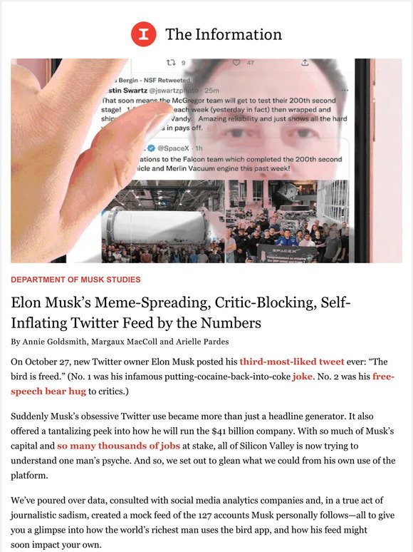 The Information We Created A Mock Elon Musk Twitter Account Here s The information we created a mock elon musk twitter account here s