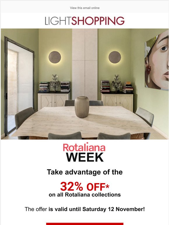 -32% discount on Rotaliana!