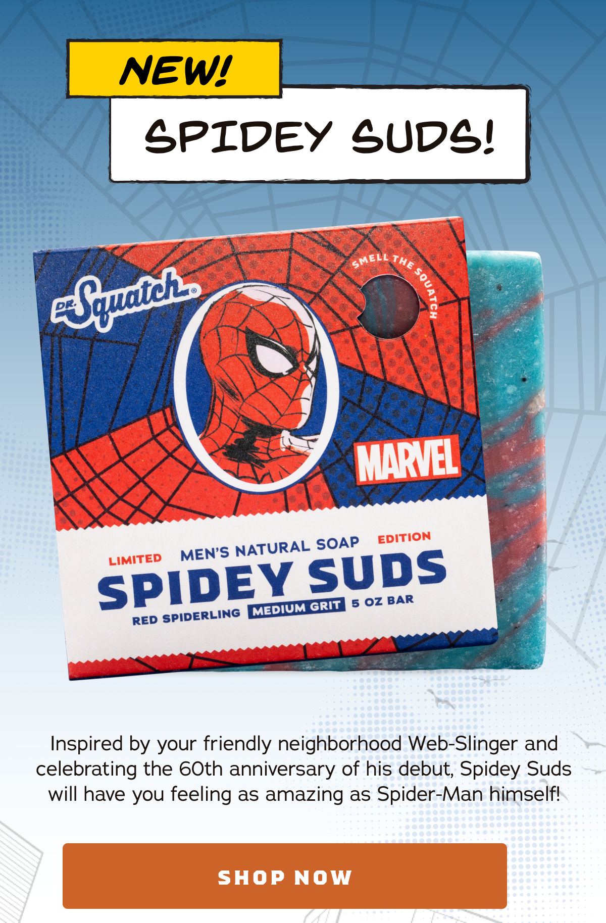 Unboxing the new Spidey Suds bricc from Dr. Squatch Get yours today