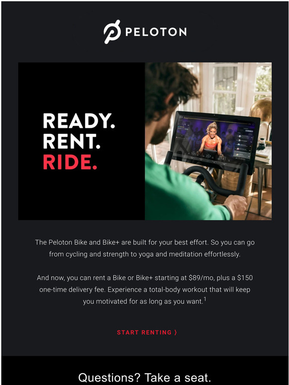 peloton rental reddit