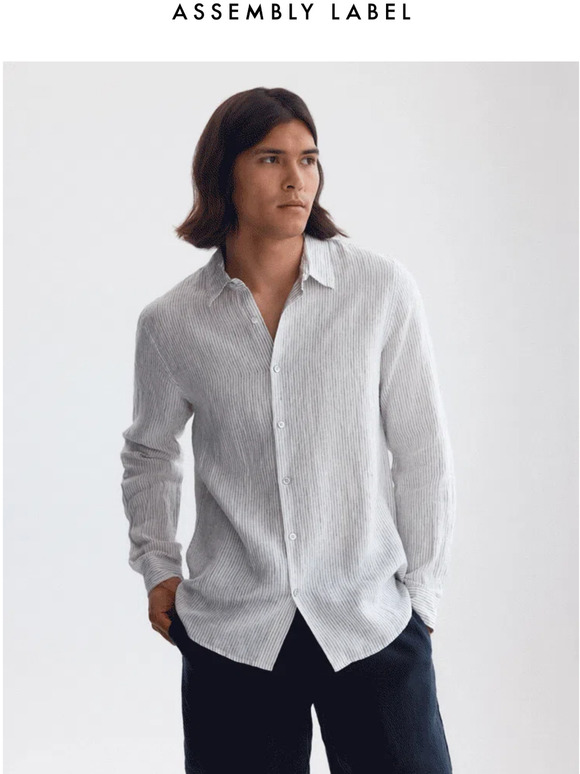 Assembly Label Your Favourite Linen Shirt Milled