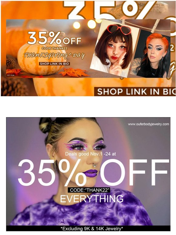 😍35% OFF of EVERYTHING
