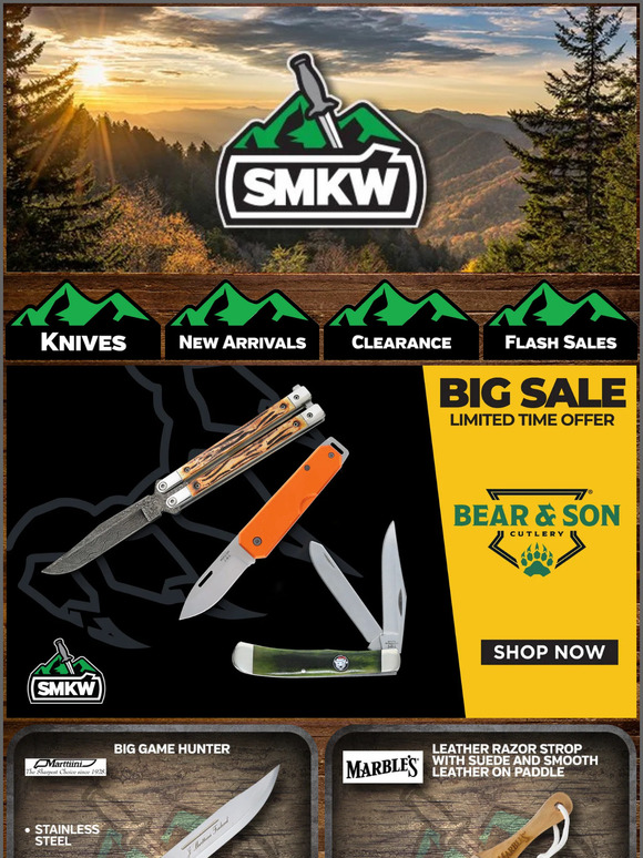 Smoky Mountain Knife Works You Need ALL The Knives Milled   C@2x 