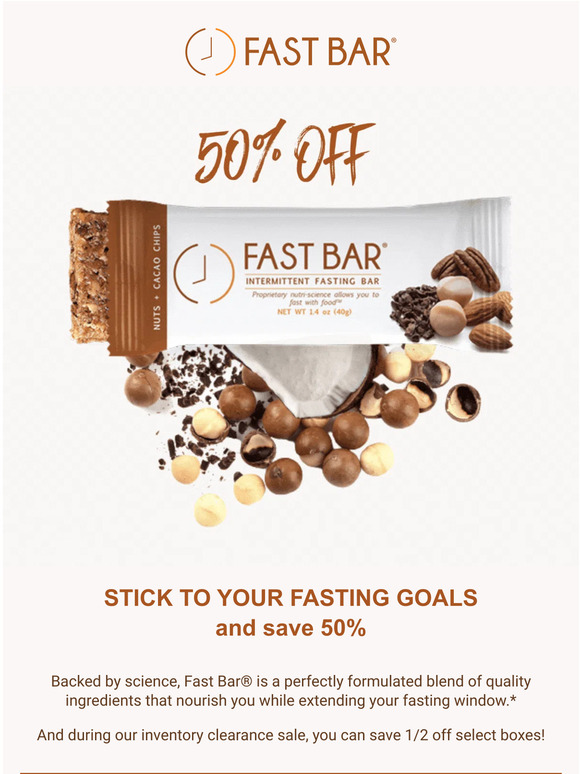 Overstock inventory: 50% off select boxes