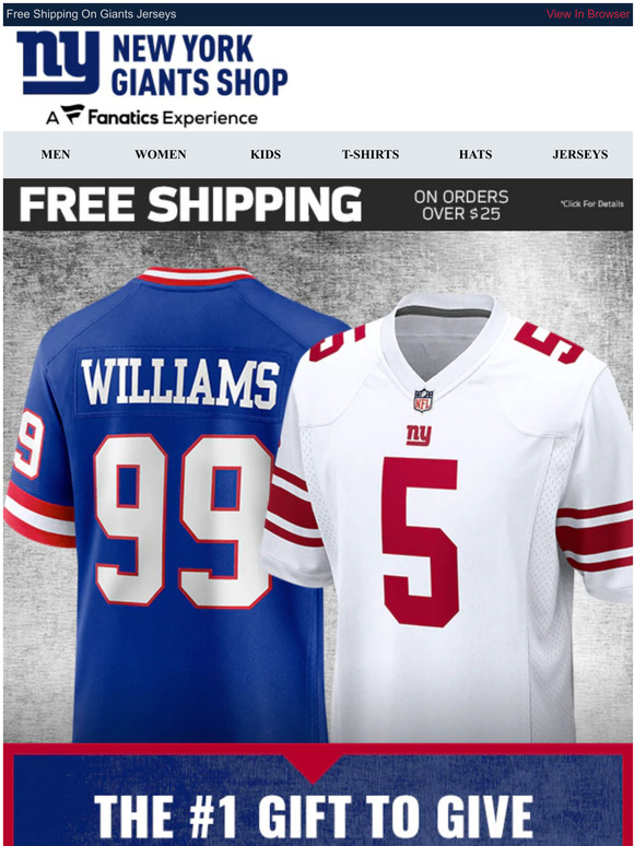 How to get Deonte Banks NY Giants jerseys now on Fanatics