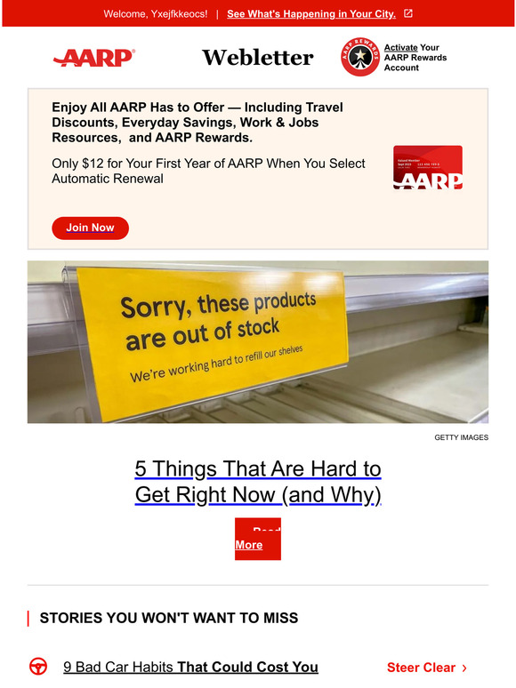 AARP Desktop/Mobile US —, 5 Things That Are Hard to Get Right Now