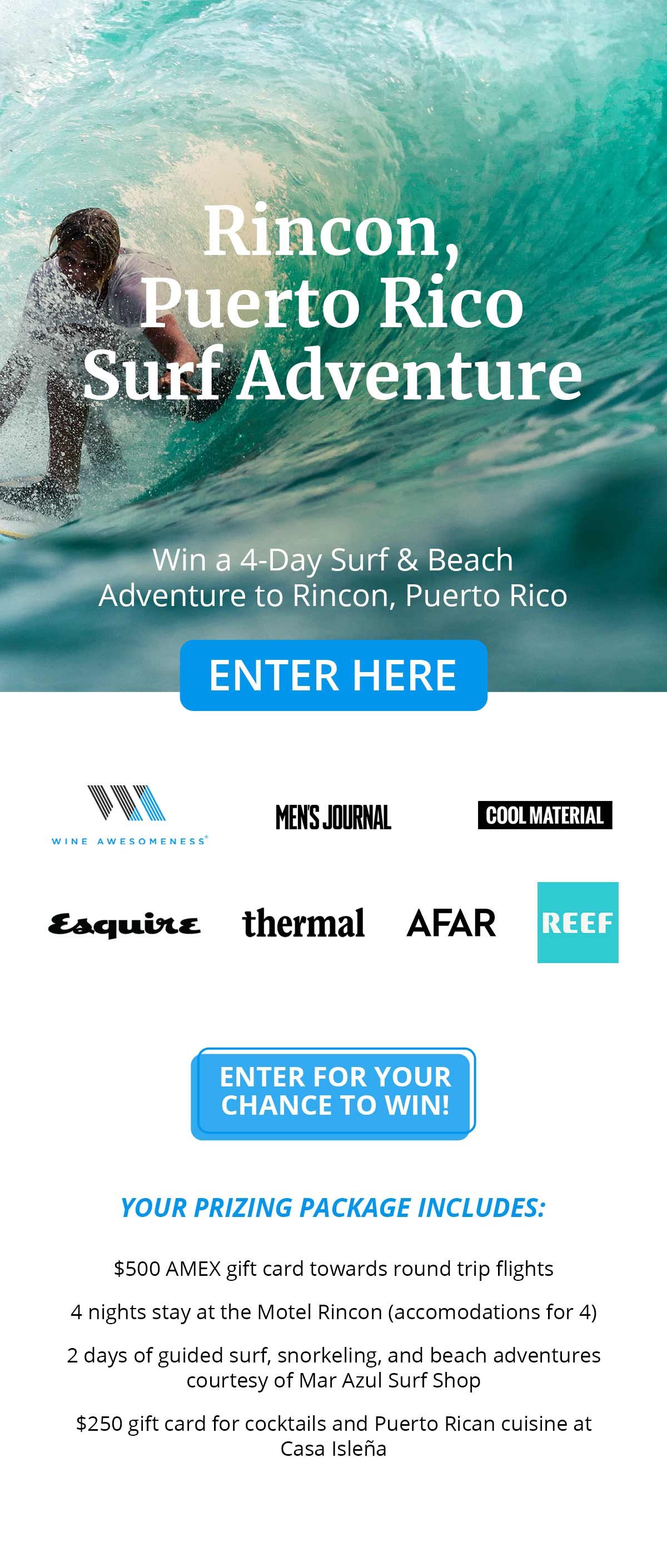 win a surf trip to puerto rico