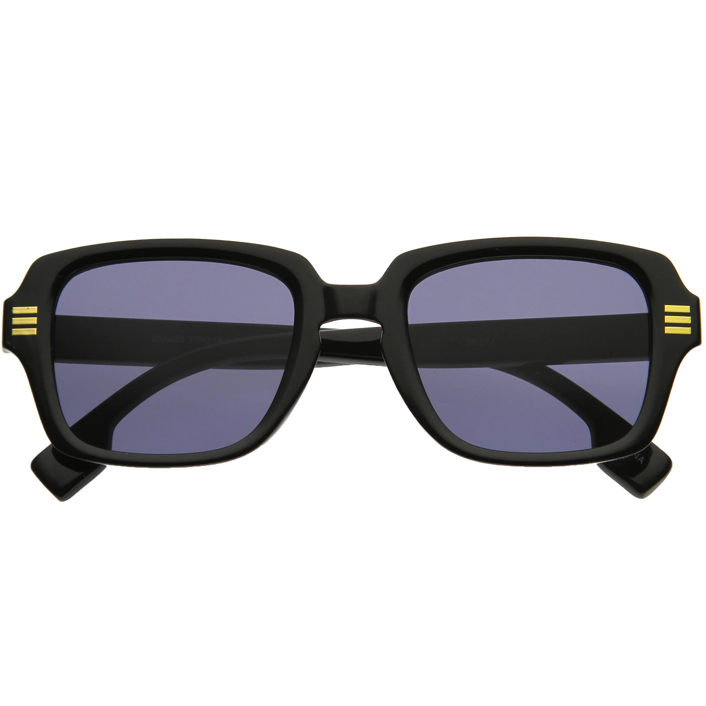 Image of Everyday Mid Temple Horn Rimmed Square Sunglasses D315