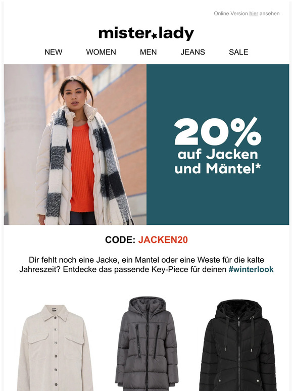 jacken mister lady