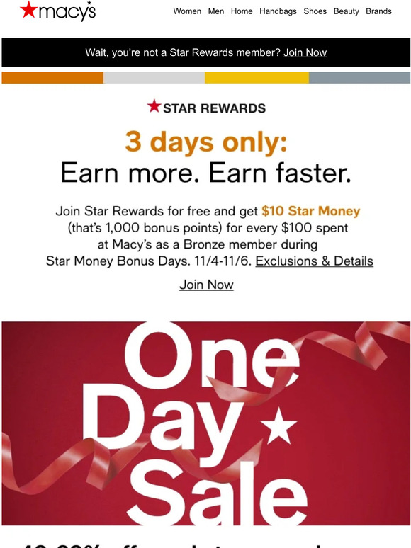 Macy's: Beat the Black Friday rush! Get 40-60% off holiday deals, but - What Not To Get On Black Friday Cameras