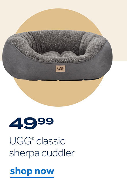 $49.99 UGG classic sherpa cuddler | shop now