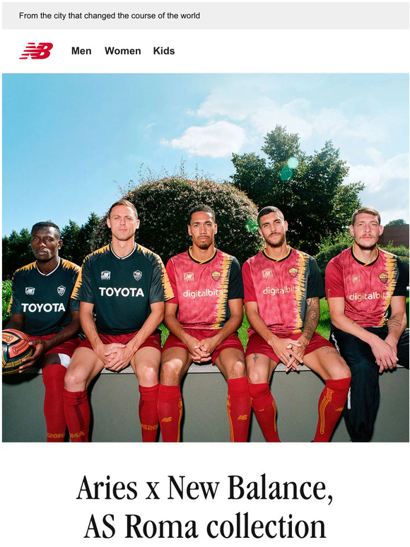 New Balance: Aries x New Balance, AS Roma Collection | Milled