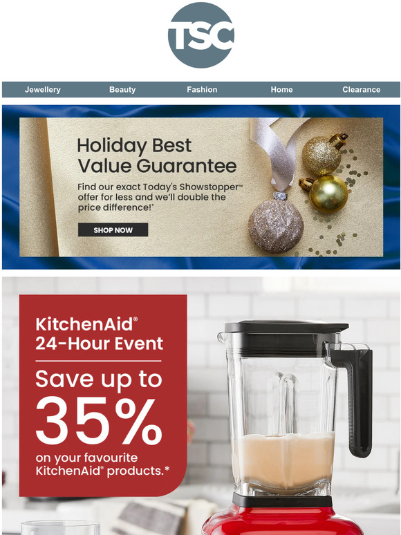 The Shopping Channel 👩🏽‍🍳 KitchenAid 24Hour Event on NOW! Milled