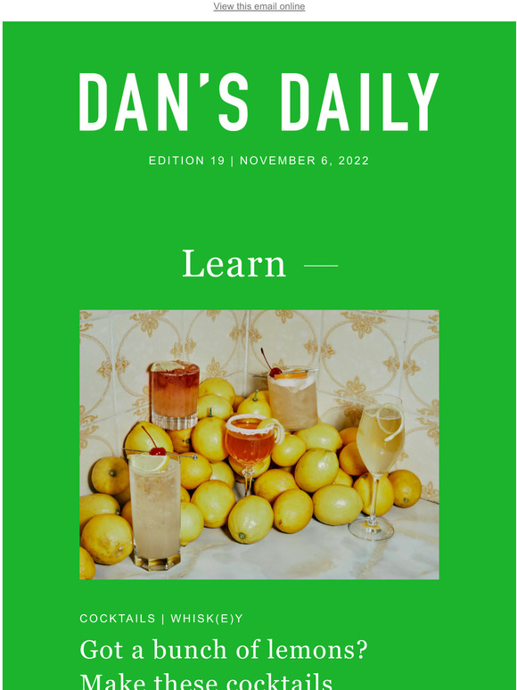 Dan Murphys Got lemons? Make these cocktails Milled