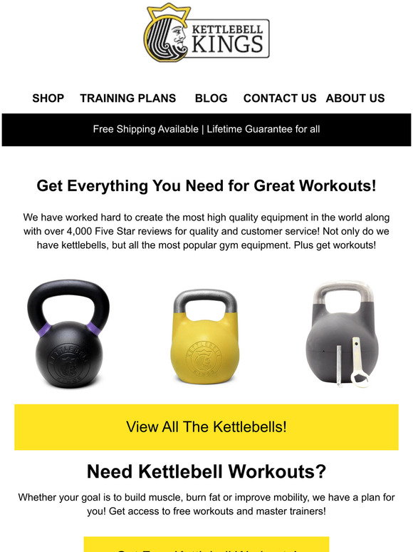 Kettlebell Kings Email Newsletters Shop Sales Discounts And Coupon Codes
