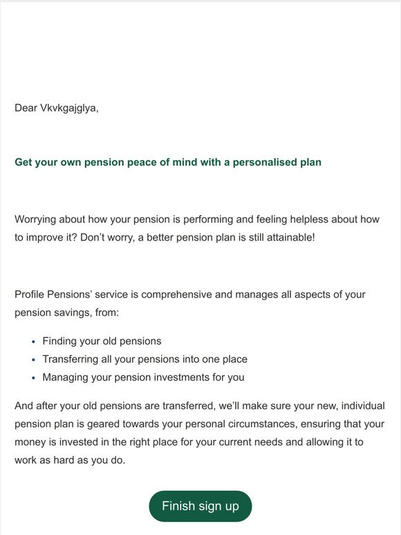 We look after your pensions so you don't have to