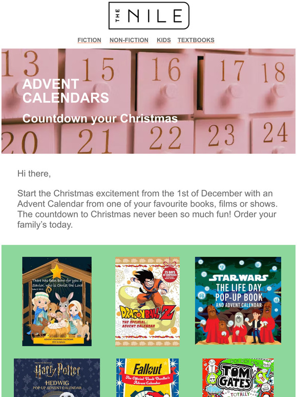 The Nile New Zealand's Largest Online Bookstore Christmas Advent