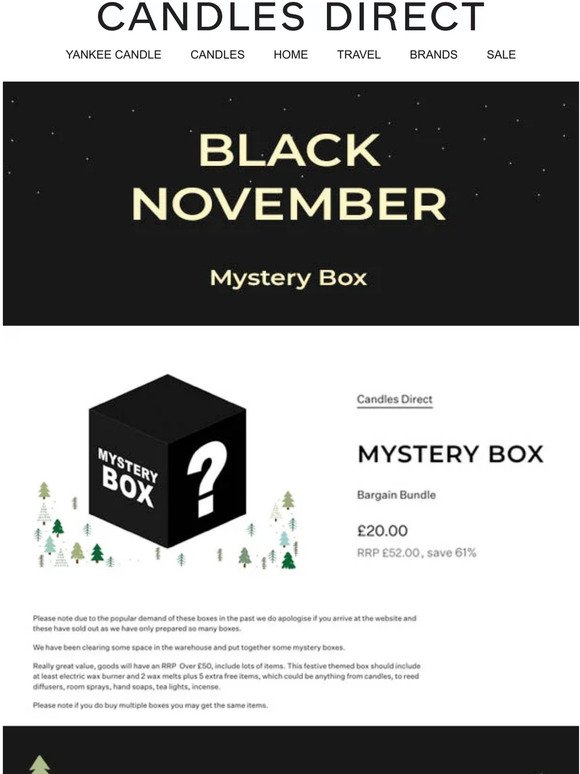 🕋 Black November - Mystery Box - Save 60% On The RRP