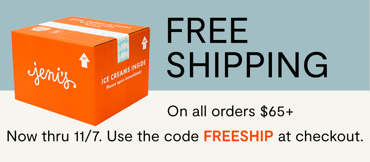 Jeni's Ice Creams One more day for free shipping Milled