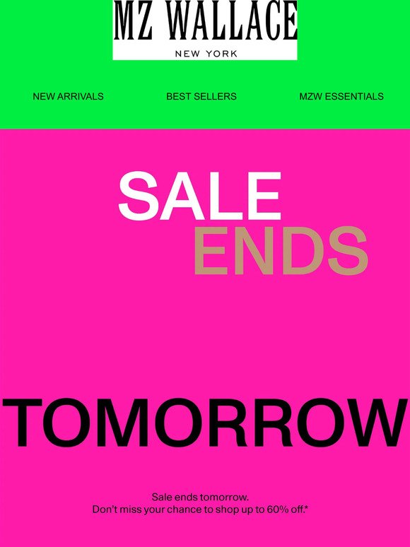 Last Chance! SALE ends tomorrow!