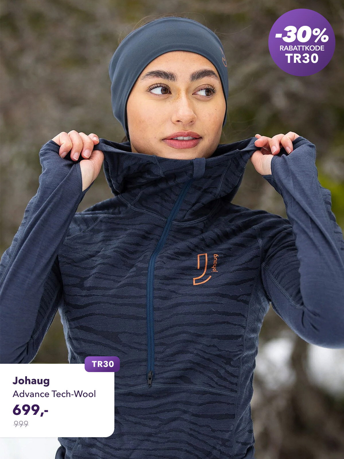 Johaug Advance Tech-Wool Hood