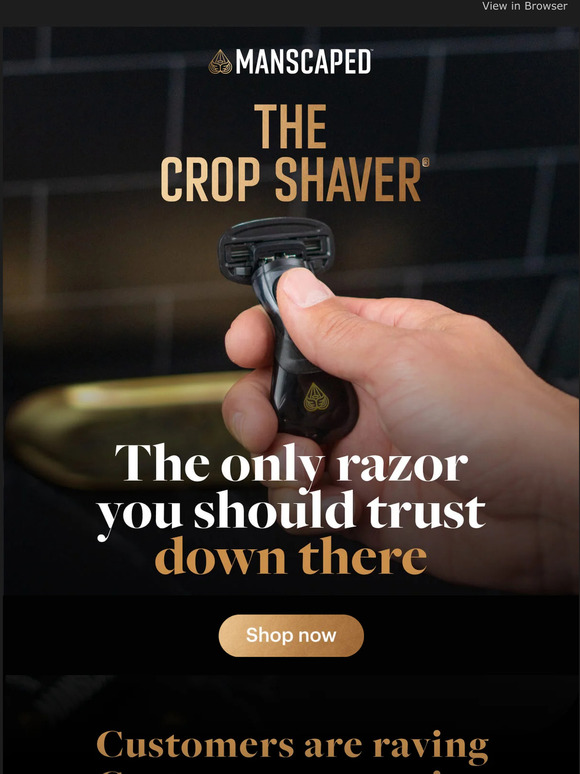 Manscaped The Crop Shaver® reviews are in Milled