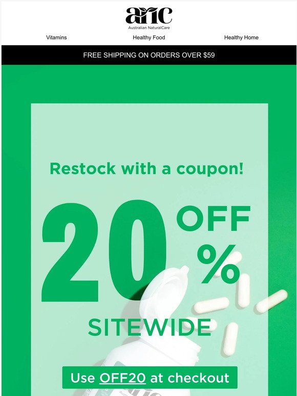20% off coupon ending TODAY ⏰