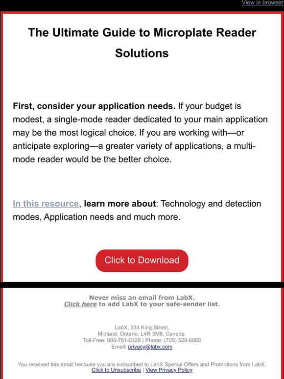 LabX Ultimate Guide to Microplate Reader Solutions Milled