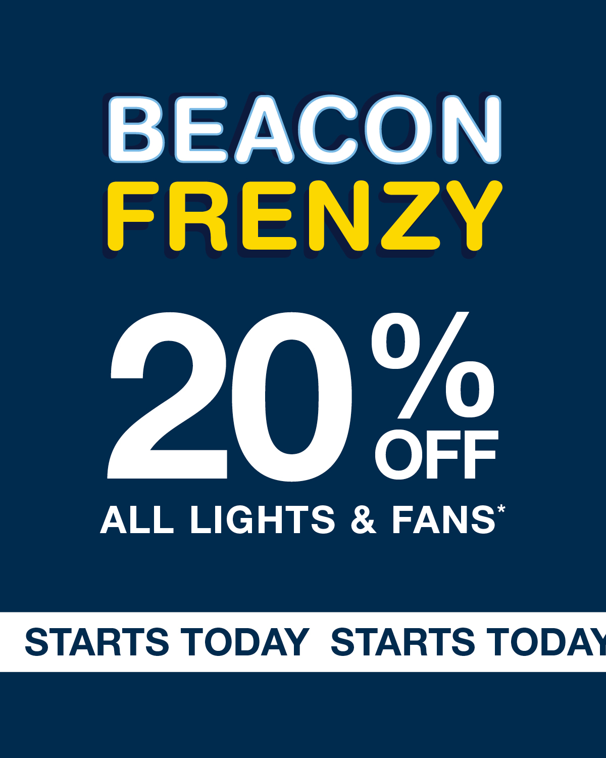 Beacon Lighting Save BIG with Beacon Frenzy! Milled