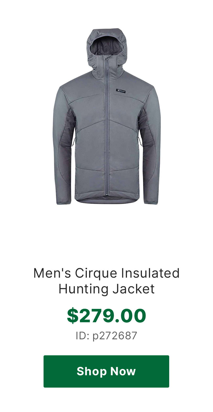 Stone Glacier Men's Cirque Insulated Hunting Jacket