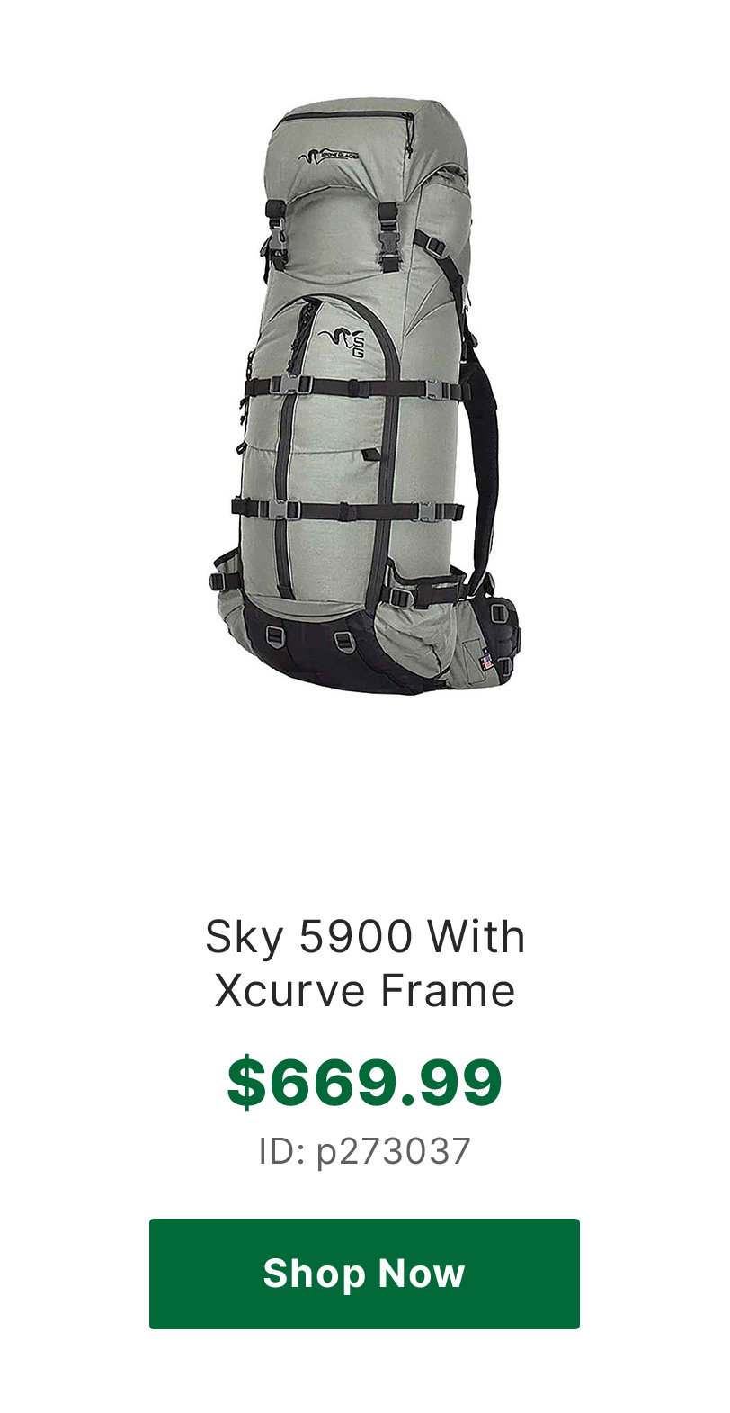 Stone Glacier Sky 5900 With Xcurve Frame