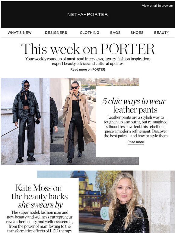 Net-A-Porter: Enjoy the finer things in life | Milled