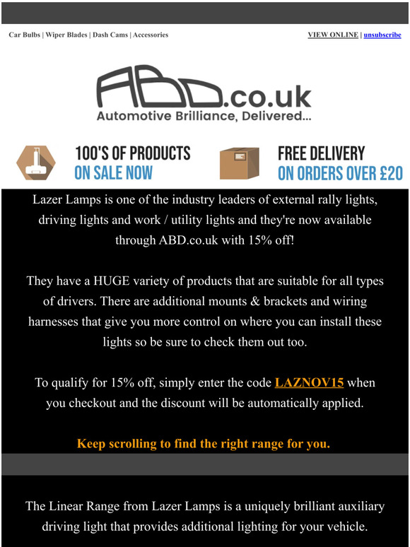 Lighting Like Nothing You've Ever Seen + 15% Off Code Inside.....