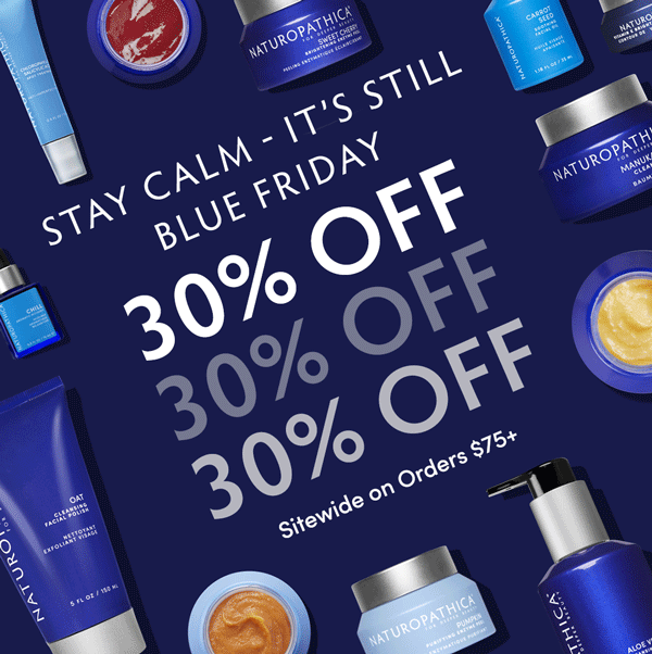 The BIGGEST sale of the year is still on... but only for a few more days. Use it to indulge in our best-selling stress relievers, and harness 100% the healing power of nature with 30% off orders $75+.