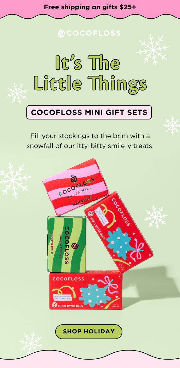 Cocofloss Mini but mighty gifts Milled