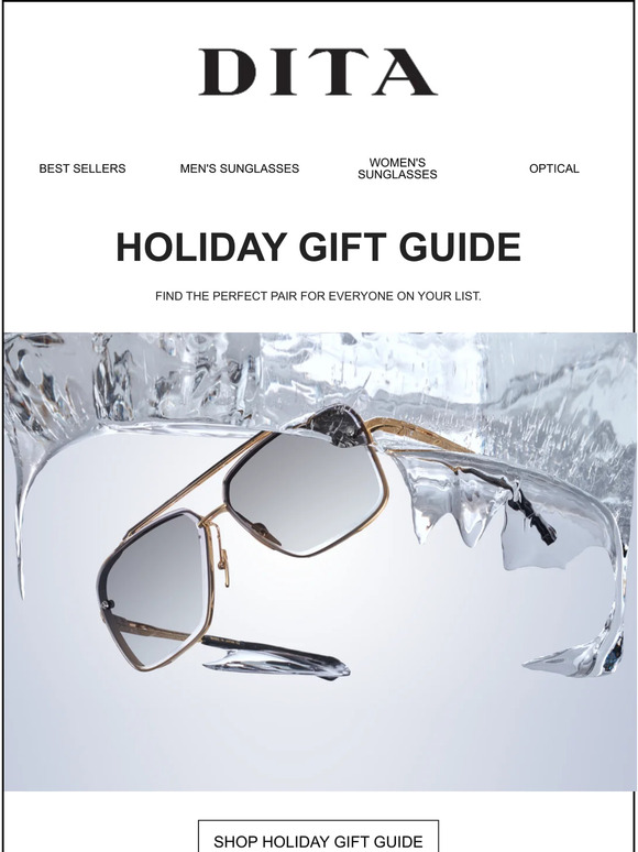 Dita Eyewear The Perfect Pair for Everyone on Your List Milled