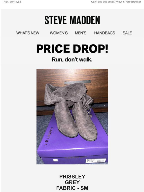 Steve Madden: Price Drop Alert | Milled