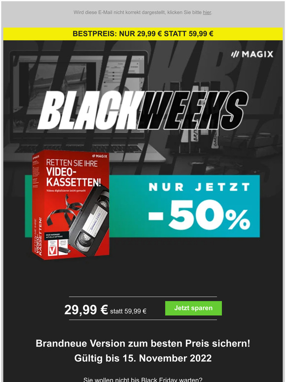 29,99 € statt 59,99 €: JETZT upgraden und massiv sparen!