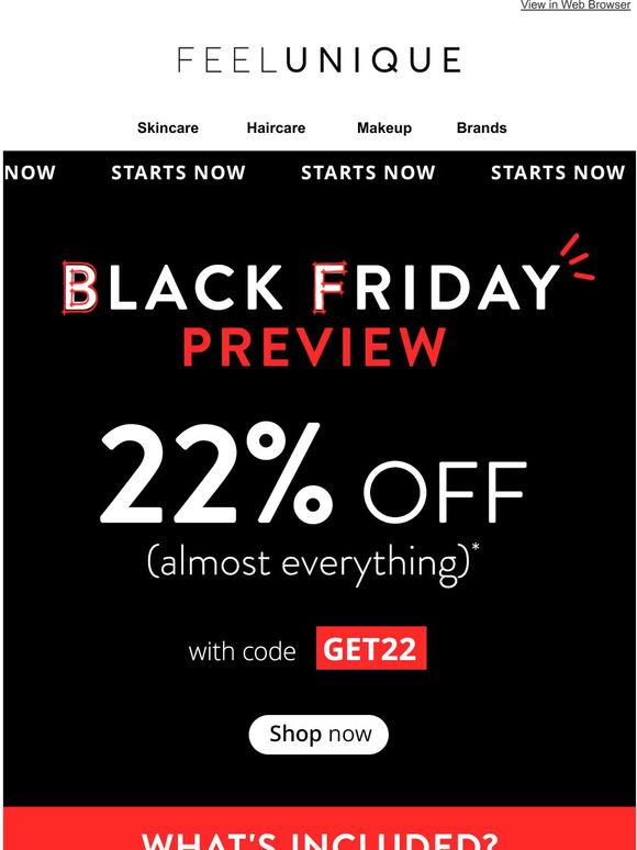 🚨 BLACK FRIDAY PREVIEW | 22% off 🚨