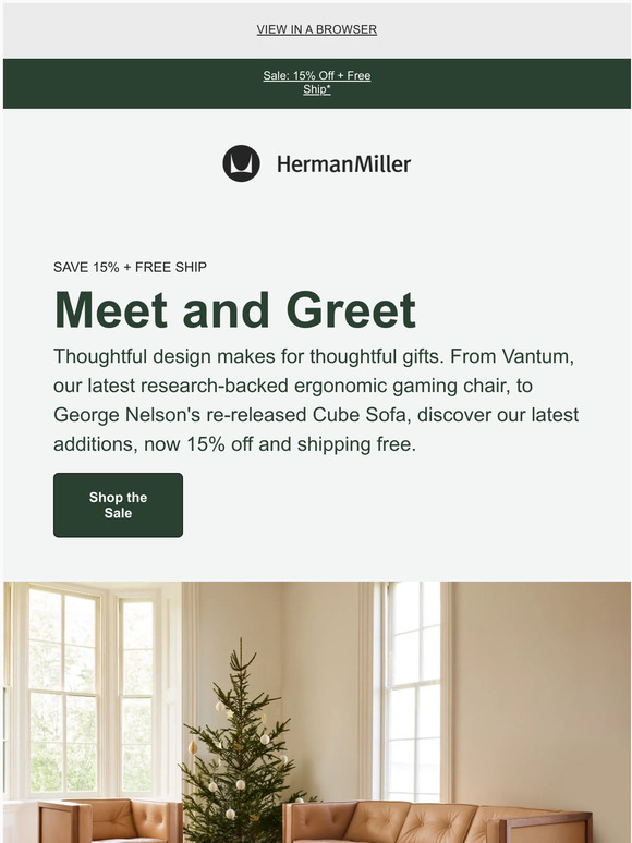 Herman Miller New, 15 off, and shipping free Milled
