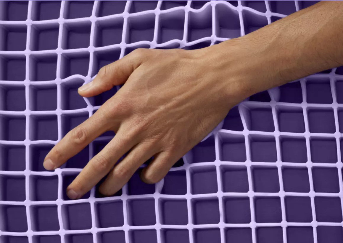 Purple brand Mattress grid
