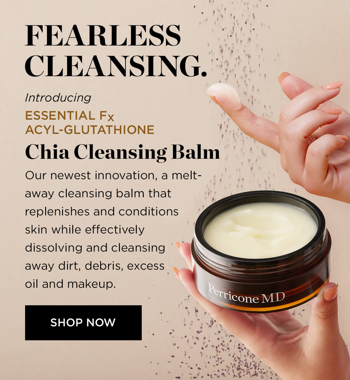 essential fx acyl glutathione chia cleansing balm Perricone MD Essential Fx Acyl Glutathione Chia Cleansing Balm main image 0