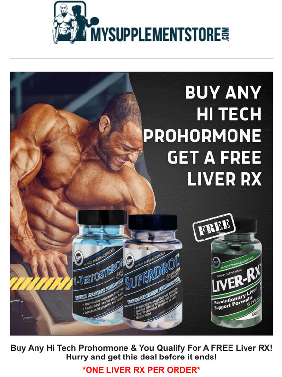 My Supplement Store Online Free Liver RX with Purchase of Hi Tech's