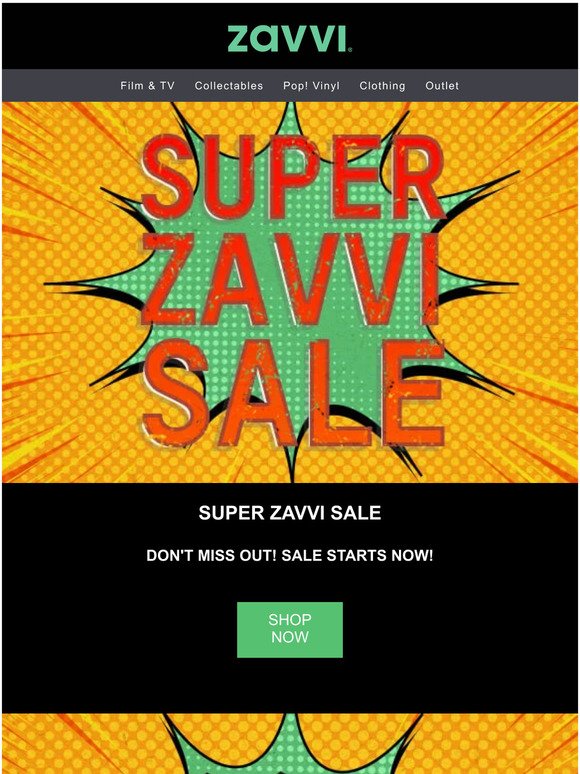 ⚡The SUPER Zavvi Sale Starts Now! ⚡