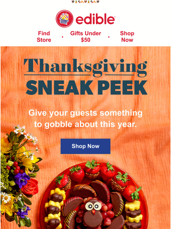 Edible Arrangements Your Thanksgiving Sneak Peek Milled