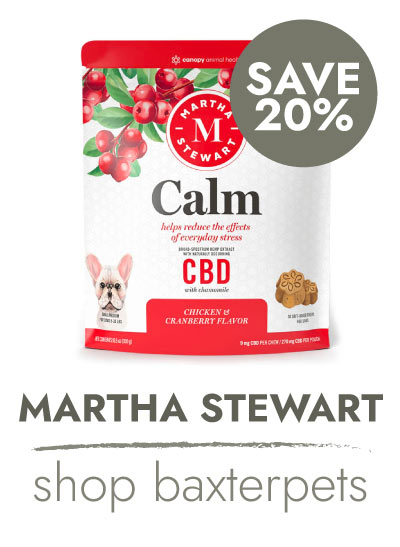 SHOP MARTHA STEWART AT BAXTERPETS