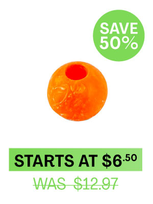 P.L.A.Y. ZoomieRex IncrediBall Dog Toy - Orange