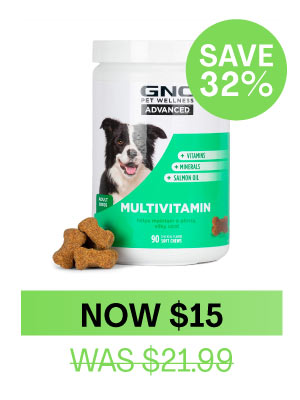 GNC Pets Advanced Multivitamin Dog Soft Chews