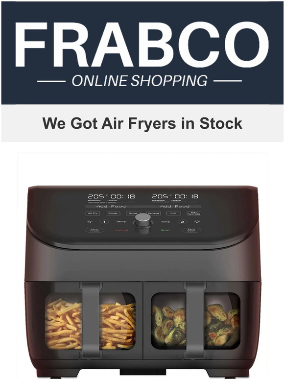Dual Air Fryers in Stock